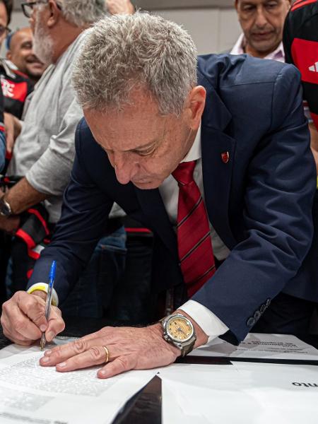 Rodolfo Landim, presidente do Flamengo - Paula Reis / CRF