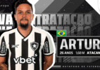 Botafogo anuncia oficialmente contratação do atacante Artur