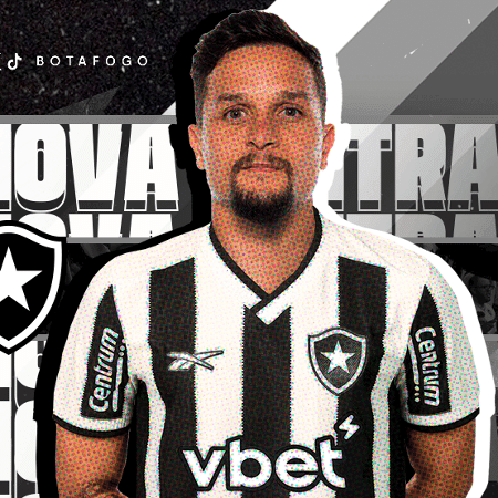 Anúncio do Botafogo da chegada do atacante Artur ao clube.