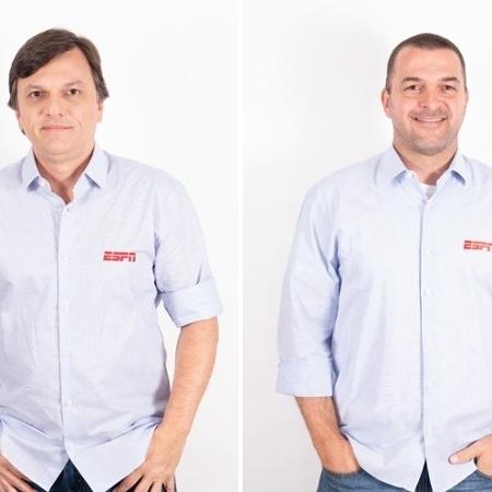 Mauro Cezar Pereira e Zé Elias, comentaristas dos canais ESPN - Divulgação