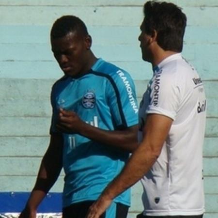 Paulão e Renato Gaúcho conversam em treinamento do Grêmio em 2010 - Marinho Saldanha/UOL