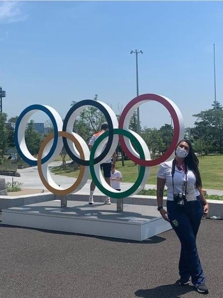 Monica Faria, filha de Romário, nos Jogos Olímpicos de Tóquio - Reprodução Instagram Mônica Faria