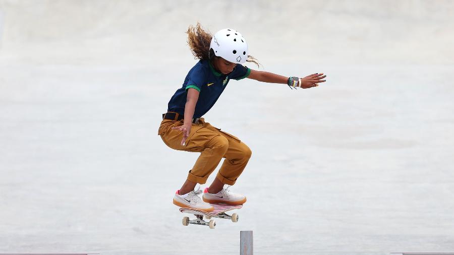 Rayssa Leal foi medalha de prata no skate nas Olimpíadas de Tóquio - Patrick Smith/Getty Images