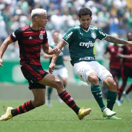 Jogadores de Palmeiras e Flamengo na final da Copa do Brasil sub-20 - Adriano Fontes / Flamengo