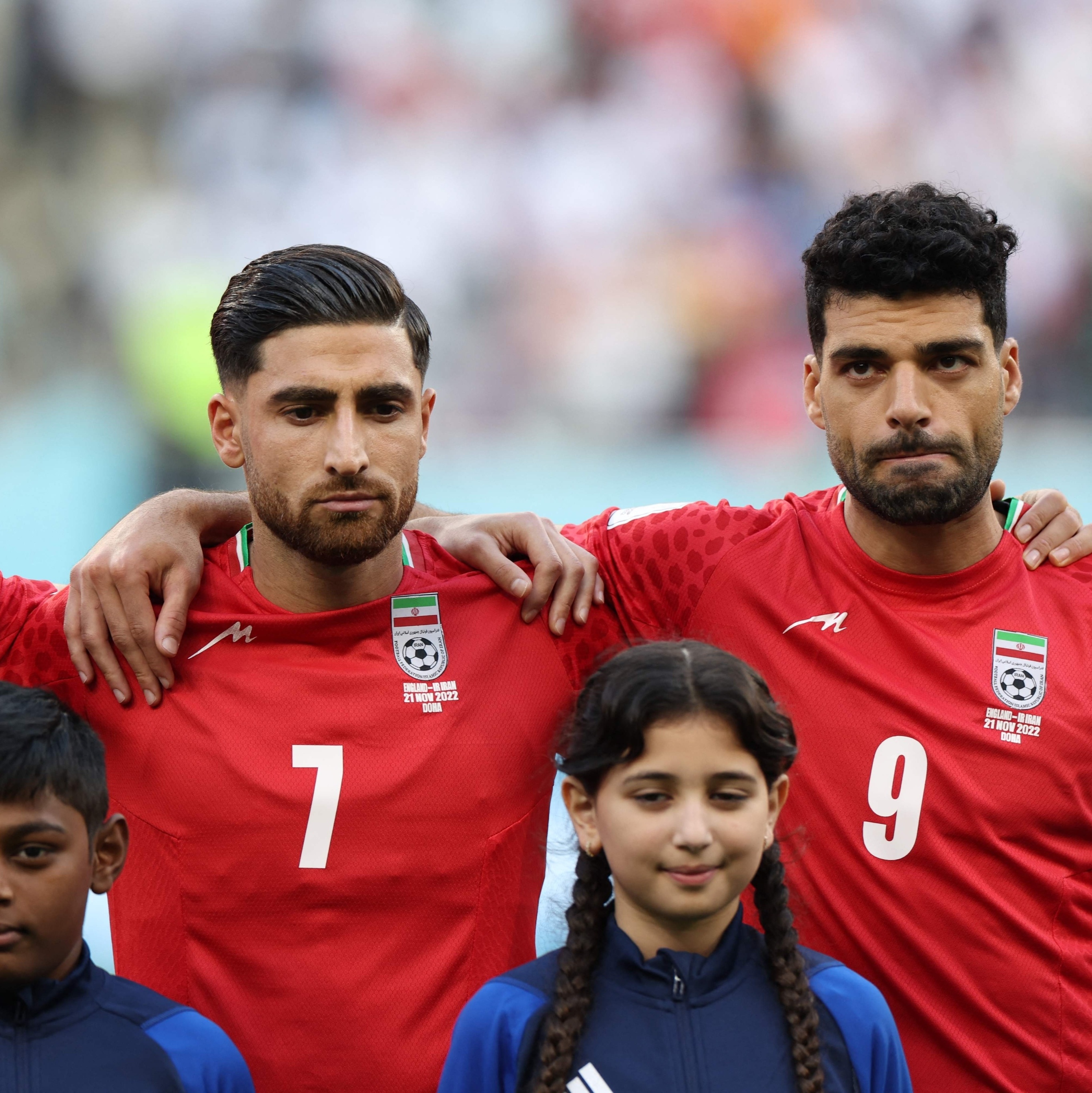 Jogadores do Irã enviam condolências às famílias de vítimas em