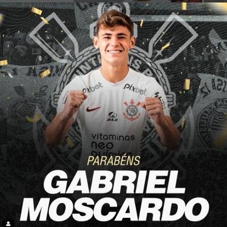 Gabriel Moscardo, jogador do Corinthians, é alvo de clubes europeus - Divulgação/Instagram oficial do Corinthians