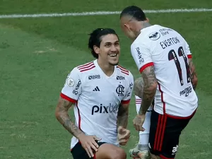 'Masterclass' de Cebolinha, Pedro e Arrascaeta: veja notas do Flamengo