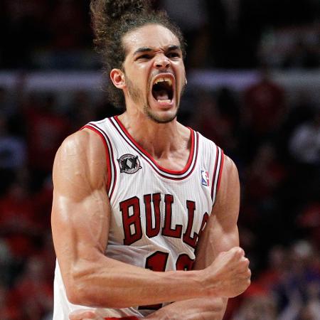 Joakim Noah, ex-pivô do Chicago Bulls na NBA Joakim Noah, ex-pivô do Chicago Bulls na NBA