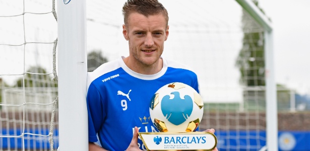 Jamie Vardy foi eleito o melhor jogador do Campeonato Inglês - Adam Holt/Reuters