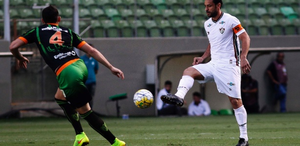 Fred arma jogo - NELSON PEREZ/FLUMINENSE F.C. - NELSON PEREZ/FLUMINENSE F.C.