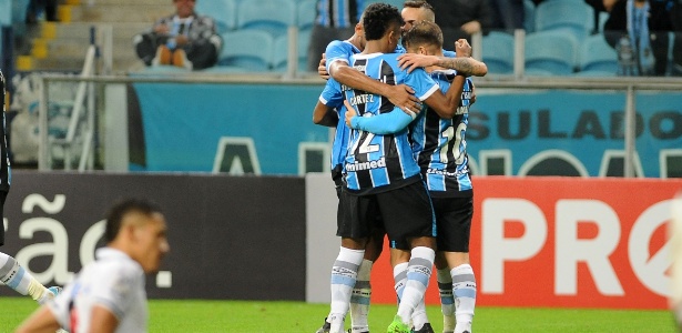 Grêmio tem média de 2,6 gols por jogo no Brasileirão, mas sem artilheiro isolado - Ricardo Rimoli/AGIF