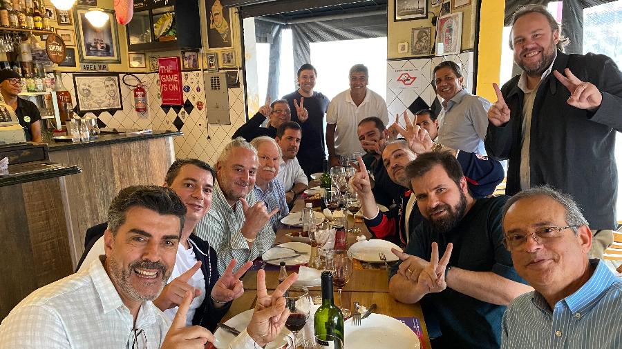 Paulo Nobre reúne conselheiros e sócios do Palmeiras em almoço nesta sexta-feira (28) - Acervo Pessoal