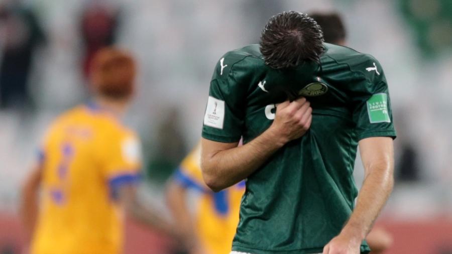 Vina lamenta a derrota do Palmeiras para o Tigres na semifinal do Mundial de Clubes - REUTERS/Mohammed Dabbous