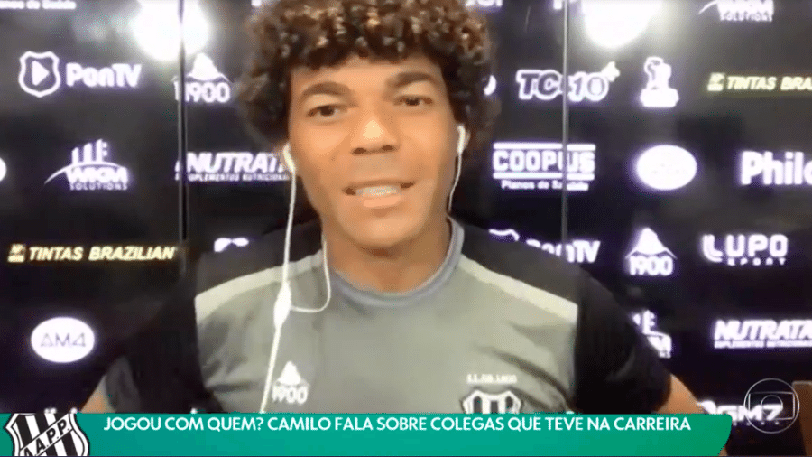 Camilo revela admiração por Alex e torcida pelo Palmeiras - Transmissão TV Globo 