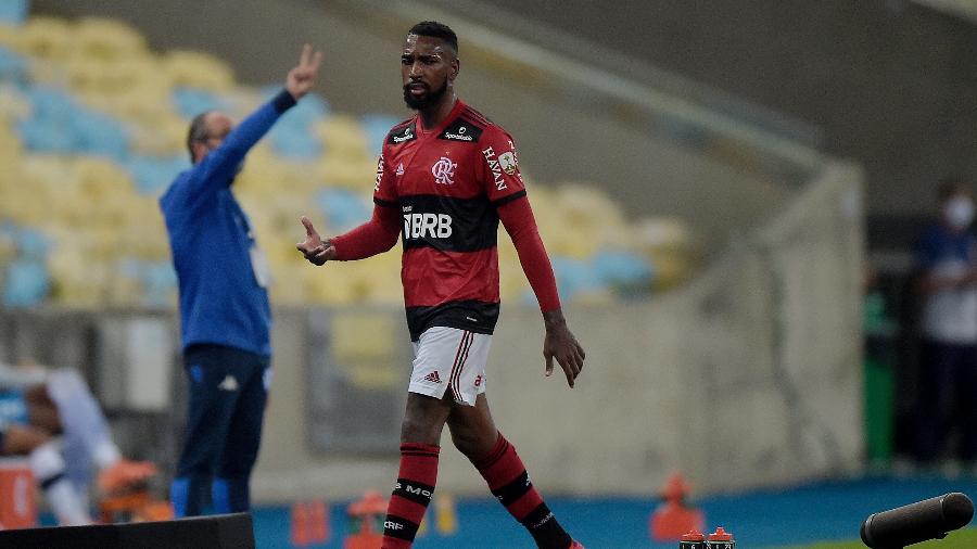 Gerson, jogador do Flamengo, após ser substituído na partida contra o Vélez Sarsfield - Staff Images / CONMEBOL