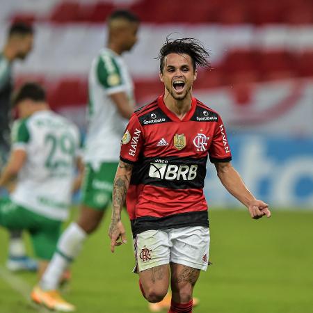 Michael marcou o gol da vitória do Flamengo sobre a Chapecoense - Thiago Ribeiro/AGIF