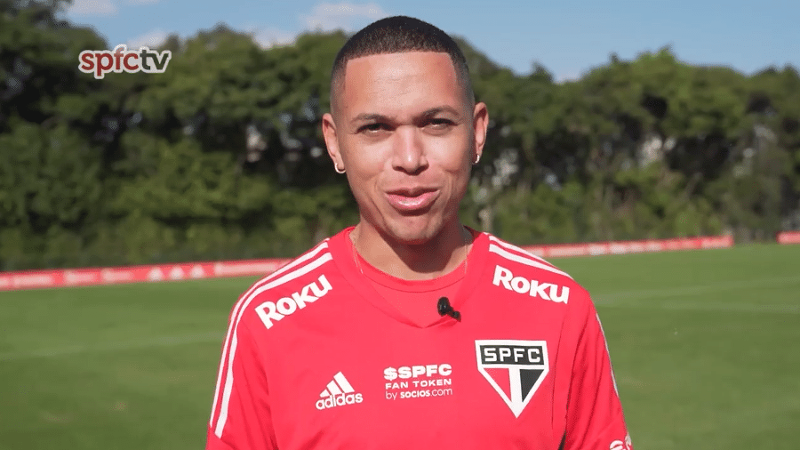 Marcos Guilherme é apresentado pelo São Paulo - Reprodução/São Paulo FC