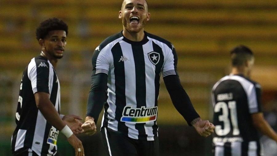 Pedro Lopes fez o terceiro gol do Botafogo diante do Remo - Divulgação/Botafogo FR