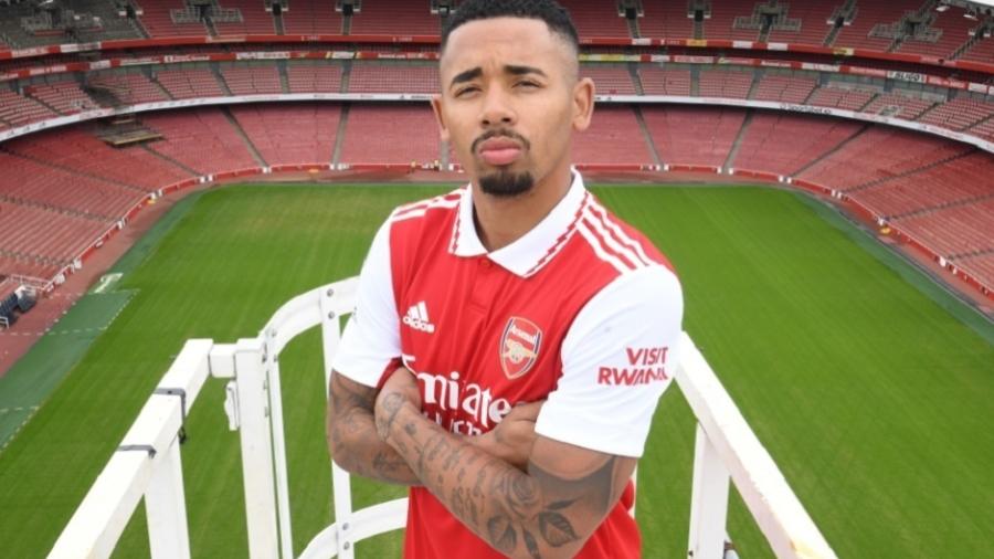 Gabriel Jesus é o novo atacante do Arsenal - Reprodução
