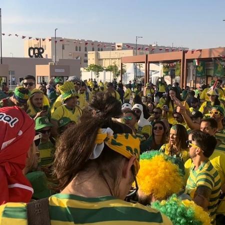 Movimento Verde Amarelo acopanhou a seleção masculina na Copa do Qatar - Diego Garcia/UOL