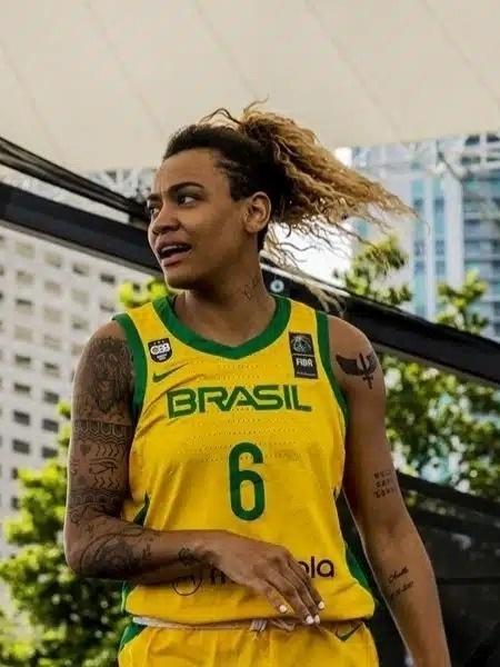 Vanessa "Sassá", jogadora da seleção de basquet e 3x3 - Divulgação/Fiba