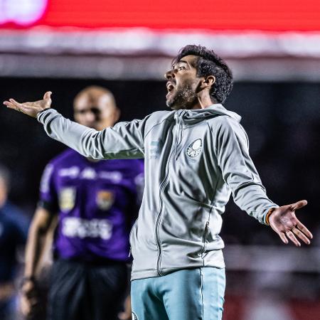 Abel Ferreira, técnico del Palmeiras, en el partido del Sao Paulo con el Paulista Abel Ferreira, técnico del Palmeiras, en el partido del Sao Paulo con el Paulista