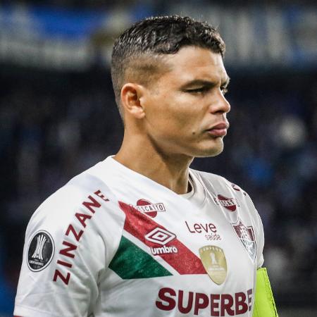 Thiago Silva, em ação pelo Fluminense Thiago Silva, em ação pelo Fluminense