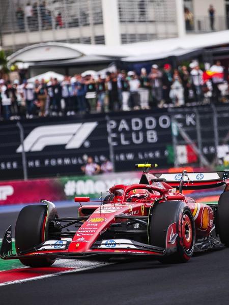 Carlos Sainz fez a pole position para o GP da Cidade do México