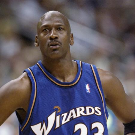 Michael Jordan, durante o último jogo de sua carreira com o Washington Wizards, em 2003