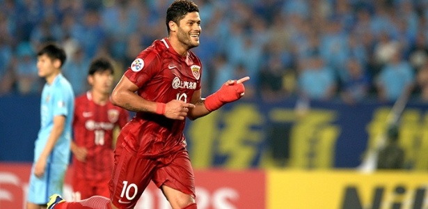 Hulk comemora gol pelo Shanghai SIPG - Shanghai SIPG/Divulgação