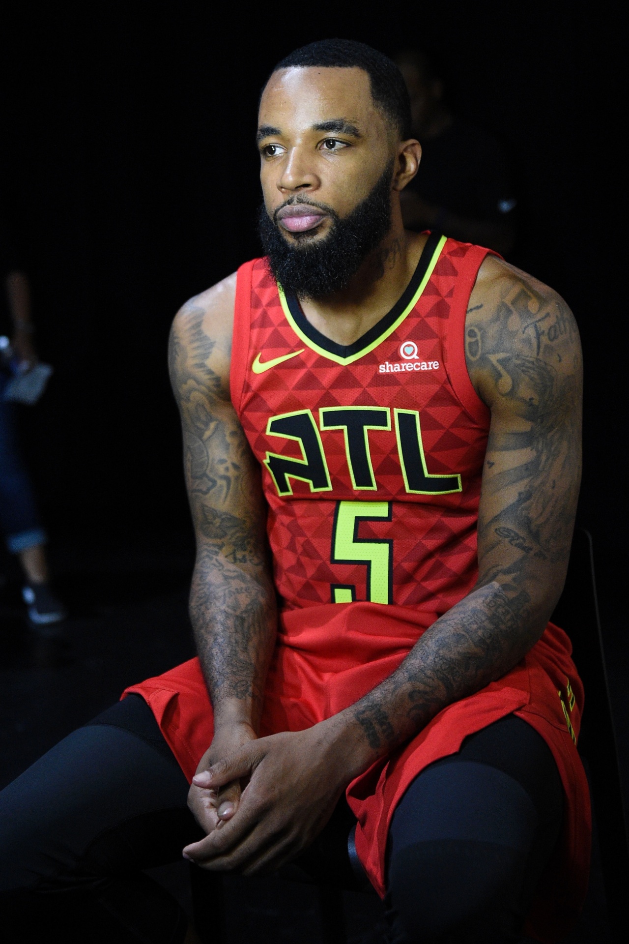 Uniforme do Atlanta Hawks - Kelvin Kuo-USA TODAY Sports