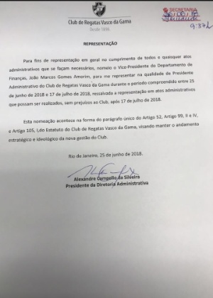 Campello nomeia VP de finanças, João Amorim, como seu representante - Divulgação - Divulgação