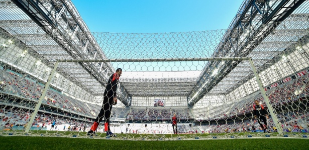 Aquecimento Atletico-PR x Flamengo - Jason Silva/AGIF - Jason Silva/AGIF