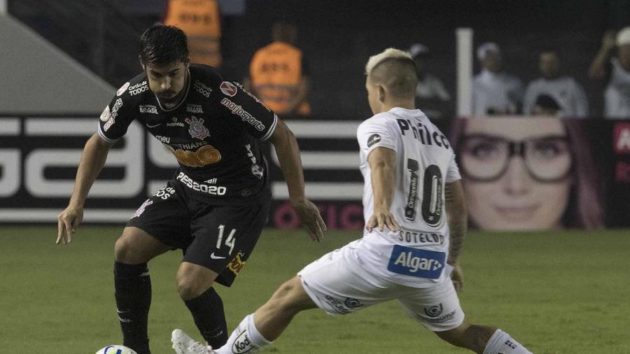 A última vez do Corinthians na Vila Belmiro foi em 2019 com derrota para o Santos  - Daniel Augusto Jr./ Ag. Corinthians