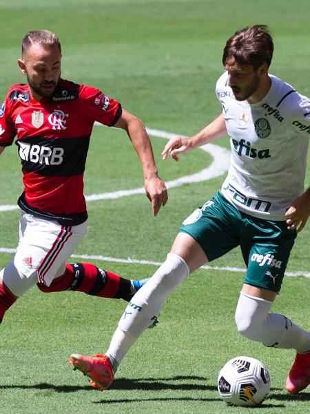 Lance do jogo entre Flamengo e Palmeiras, válido pela Supercopa do Brasil - Marcelo Cortes / Flamengo