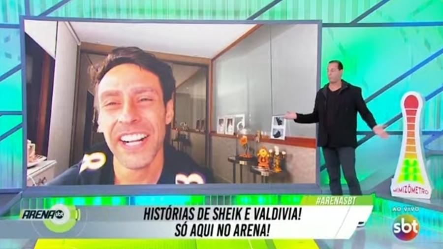 Valdívia diz que foi engraçado ser chamado de chinelinho no Palmeiras - Reprodução/SBT