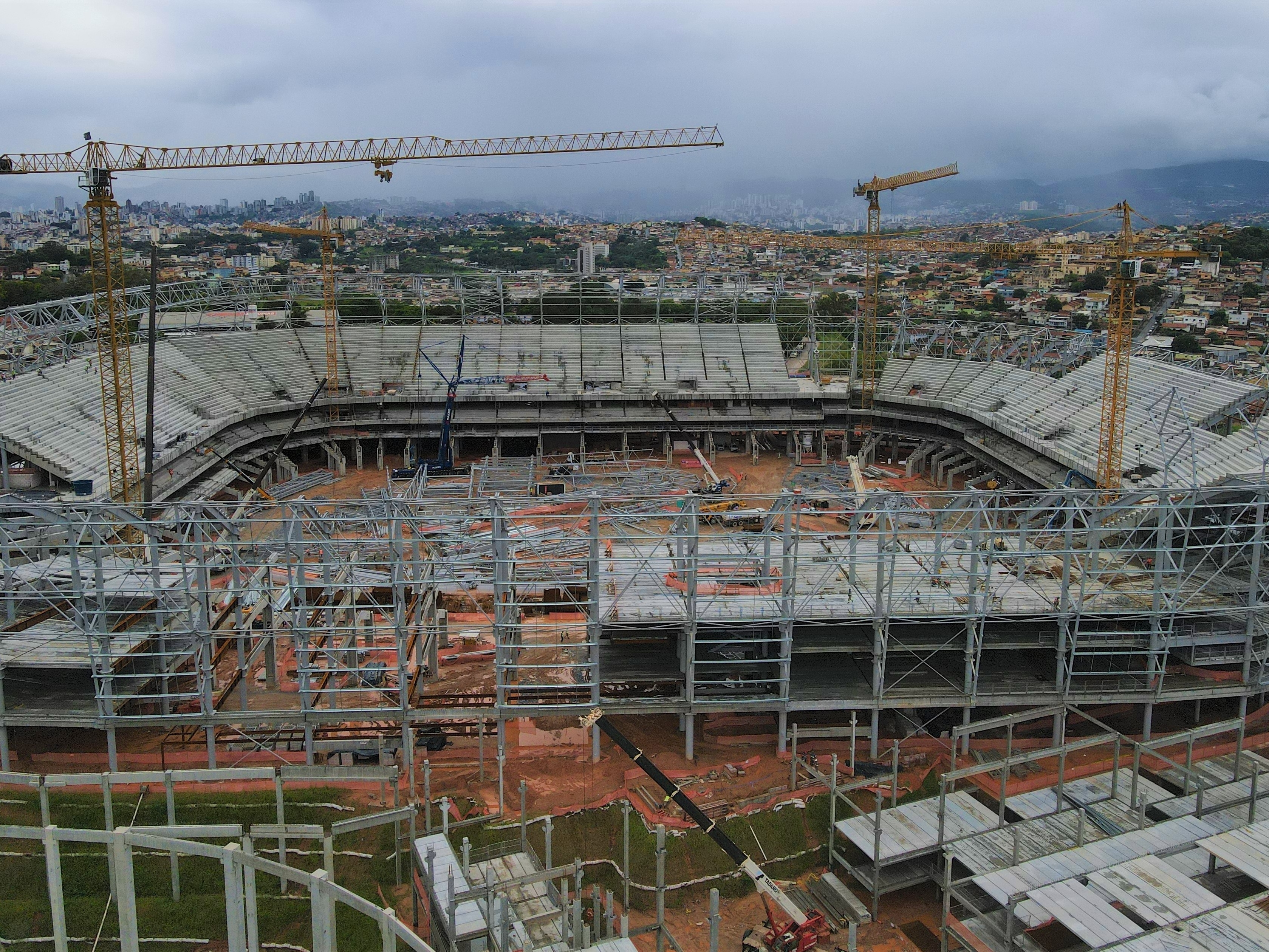 Operação de trânsito para o jogo Atlético x Santos, na Arena MRV, neste  domingo