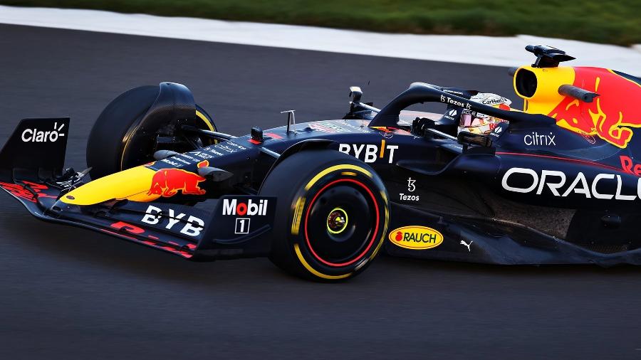 Detalhe da lateral rasgada no novo carro da Red Bull para a temporada de 2022 da Fórmula 1 - Divulgação/Red Bull