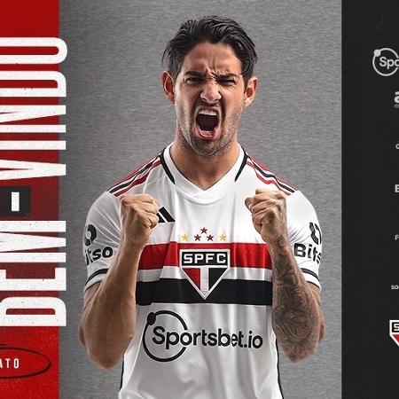 Alexandre Pato, atacante do São Paulo - Divulgação/Site oficial do São Paulo