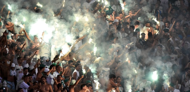 Palmeiras jogou quatro partidas sob o comando de Cuca no Allianz Parque - AFP PHOTO / NELSON ALMEIDA