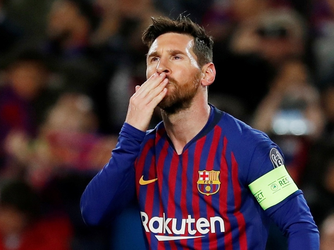 Lionel Messi faz dois em goleada e classificação do Barcelona na Champions  - 13/03/2019 - Esporte - Folha