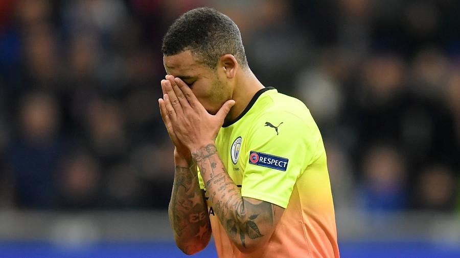 Gabriel Jesus lamenta perda de pênalti para o Manchester City - REUTERS/Daniele Mascolo