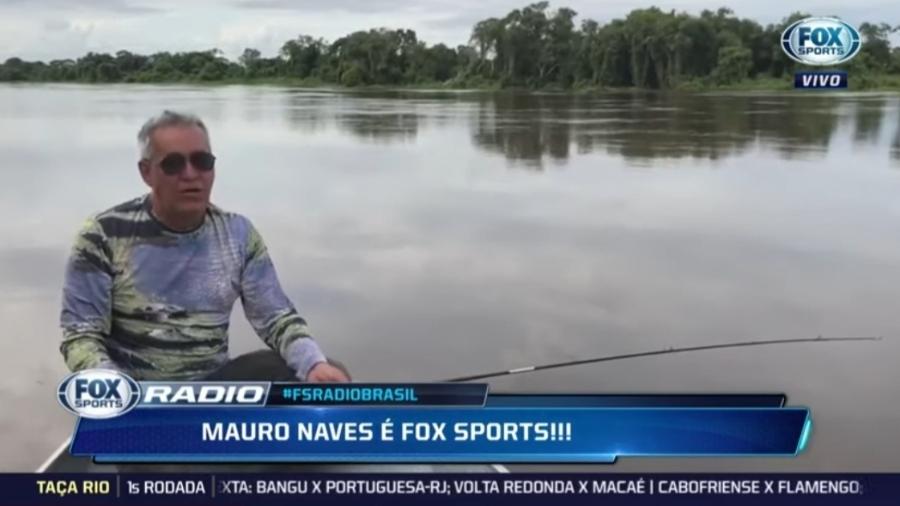 Mauro Naves durante o Fox Sports Rádio - Reprodução/Fox Sports