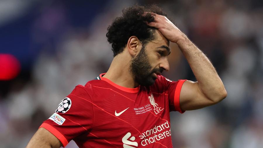 Mohamed Salah se lamenta, mas deveria comemorar