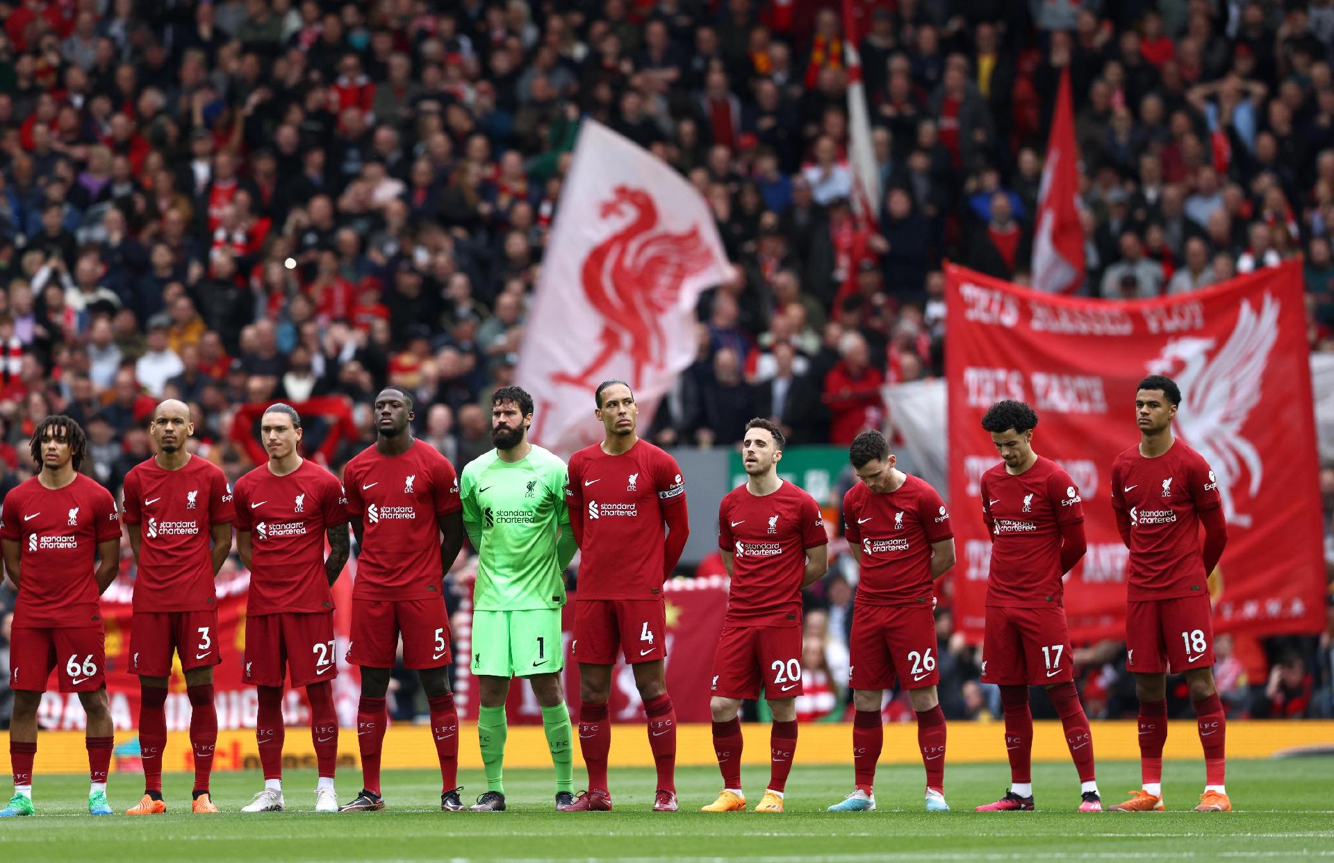 Jogadores De Futebol Do Inglês Liverpool Fotografia Editorial - Imagem de  liga, final: 117597307