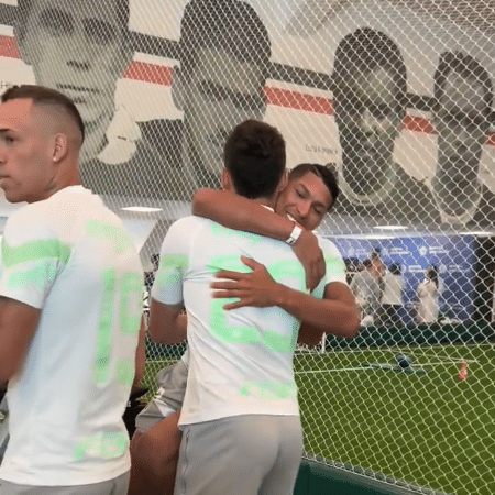 Jogadores do Palmeiras se reapresentam na Academia de Futebol