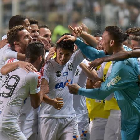 Daniel Guedes marcou o único gol do Santos contra o Atlético-MG na última vitória do Peixe sobre o adversário fora de casa