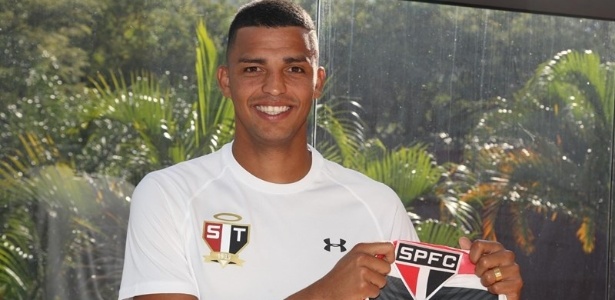 Aderllan foi emprestado pelo Valencia ao São Paulo e impressiona pela postura - Rubens Chiri/saopaulofc.net