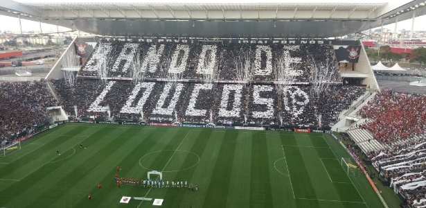 Arena Corinthians divulgou pesquisa sobre o perfil do torcedor que frequenta o estádio - Diego Salgado/UOL Esporte