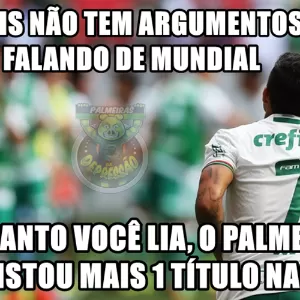 Zoeiras sem limites! Veja memes com o tradicional Palmeiras não tem Mundial